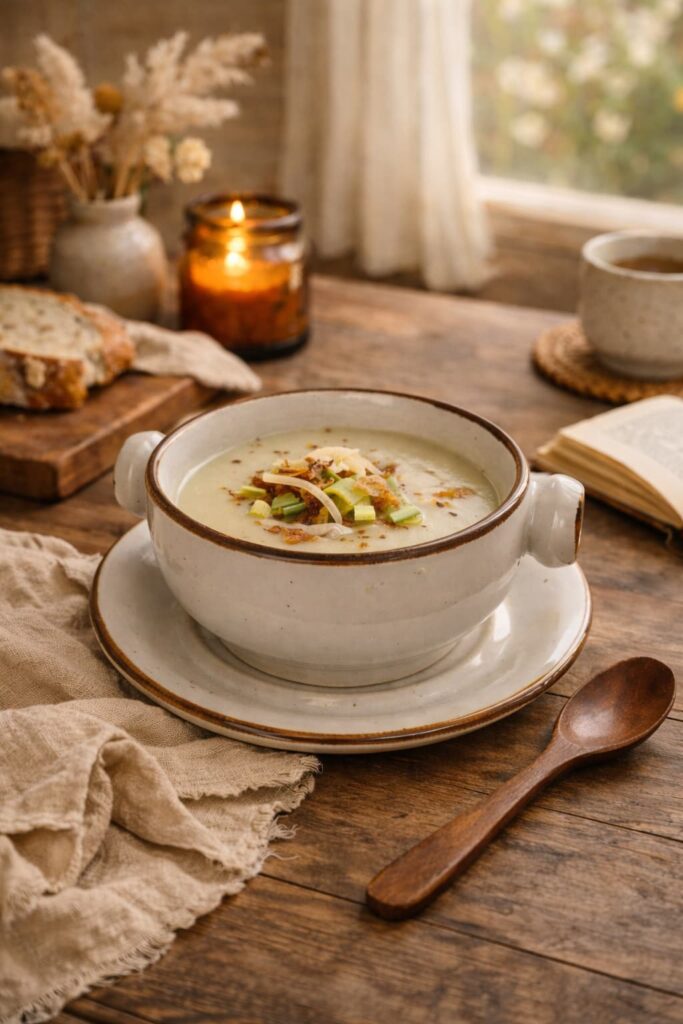 aaerdappel bloemkool soep